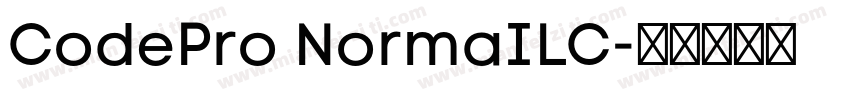 CodePro NormaILC字体转换